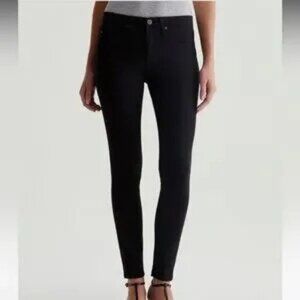 NWOT Ag Adriano Goldschmied Legging Super Skinny Ankle 5 pocket jeans in black